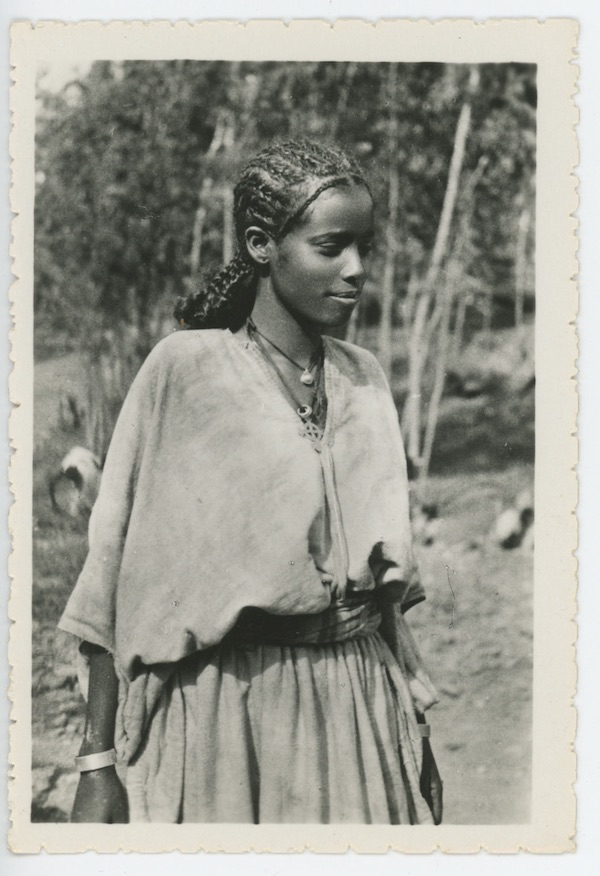 A portrait of an Ethiopian woman that came to inspire Hirut, the main character of The Shadow King, private collection of Maaza Mengiste