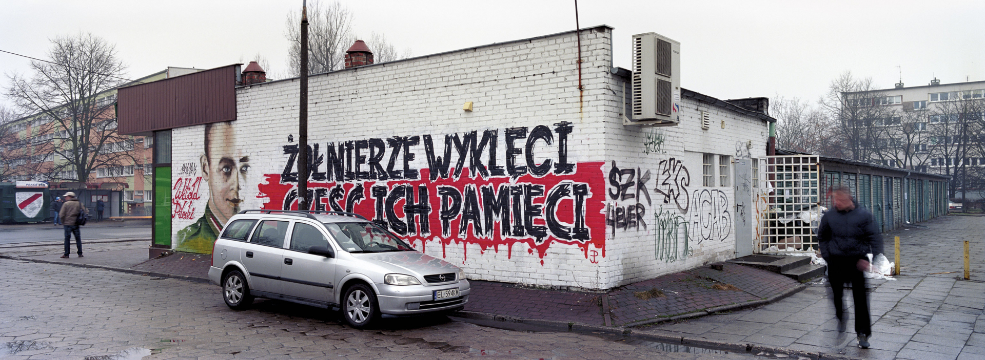 Graffiti Wojciech Wilczyk. Mit freundlicher Genehmigung von Maria Kobielska