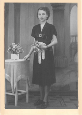Ingrids Konfirmation im Jahr 1951 fand in der Gethsemanekirche in Berlin Prenzlauer Berg statt.