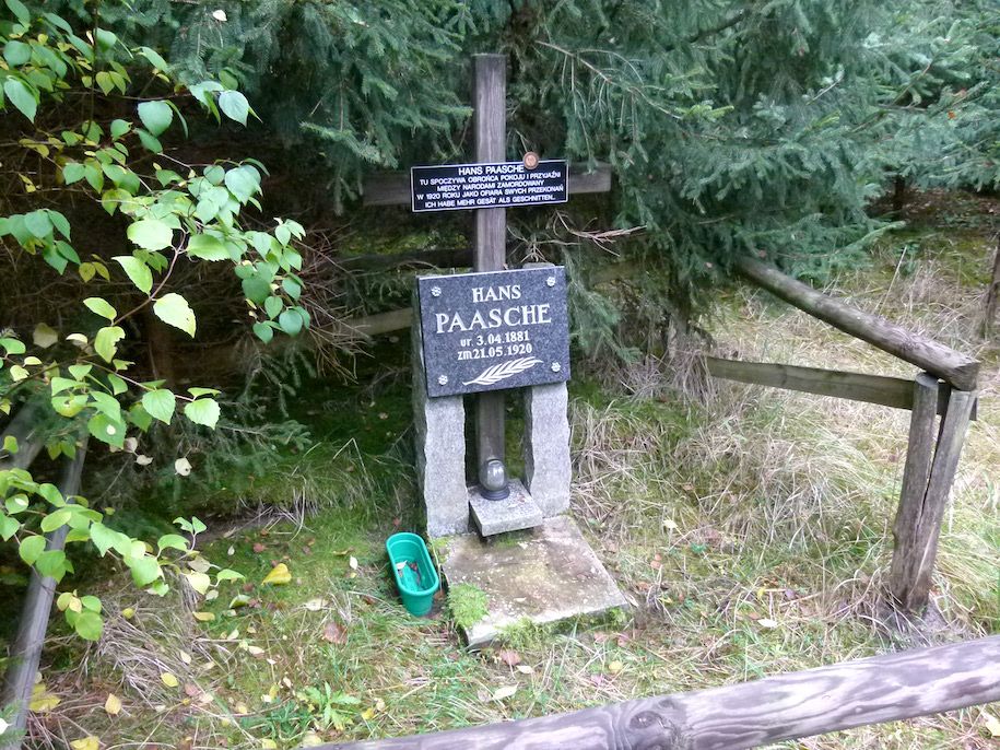 Grabstätte von Hans Paasche auf Gut Waldfrieden (Zacisze)