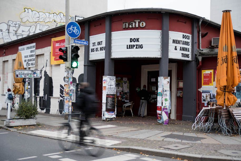 Dritter Festival vor einem kommunalen Kino in Leipzig. © DOK Leipzig 2020/ Susann Jehnichen