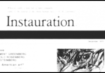 Verfremdeter Header eines "Instauration" Titelblattes aus dem Dezember 1975.