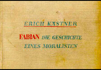 Cover des Romans Fabian von Erich Kästner