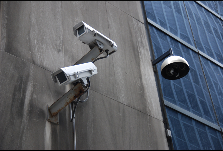 Surveillance in NYC's financial district