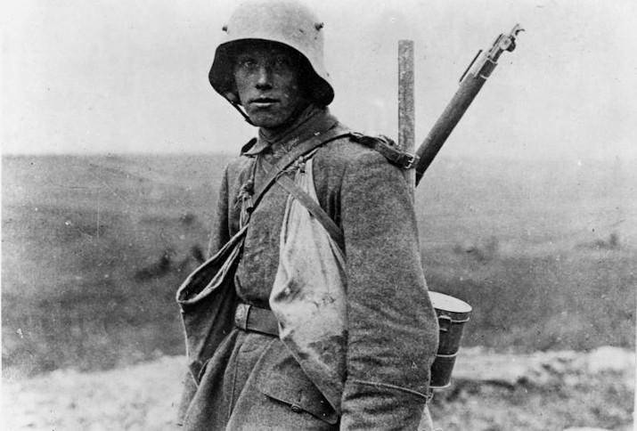 Deutscher Soldat an der Westfront