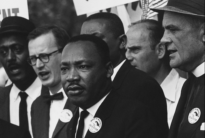 Martin Luther King Jr. during the 1963 March on Washington