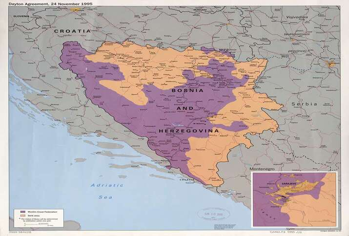 Landkarte von Südosteuropa