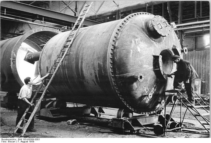VEB Schwermaschinenbau "Georgij Dimitroff" in Magdeburg, Rührwerksbehälter, 7. August 1959