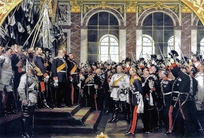 Proklamation des preußischen Königs Wilhelm I. am 18. Januar 1871 zum Deutschen Kaiser