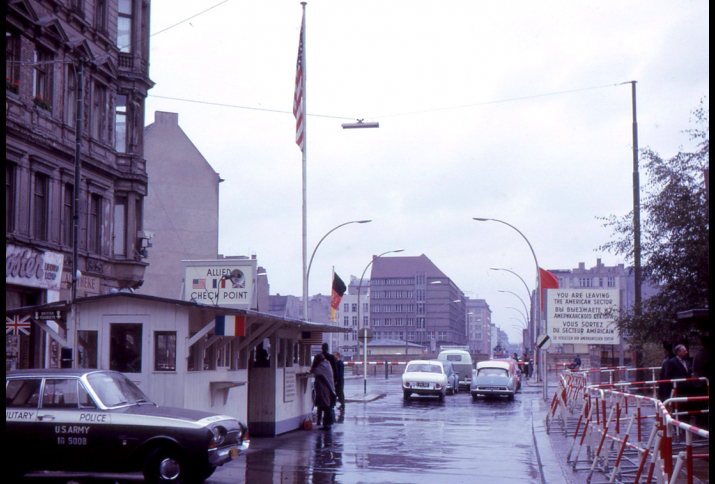 Checkpoint Charlie was on Friedrichstrasse, near Kochstrasse. It was the only crossing between West Berlin and East Berlin that could be used by Americans and other foreigners, and by members of the Allied Forces. The other six checkpoints were for reside