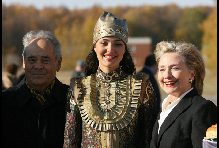 U.S. Secretary of State Hillary Clinton Besuch in Tatarstan vom 14 October 2009