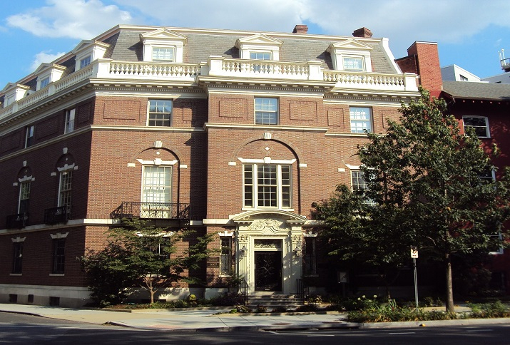 Foto:  Das Deutsche Historische Institut in Washington (DHI) -- Washingtons Second Blair House in der New Hampshire Avenue NW