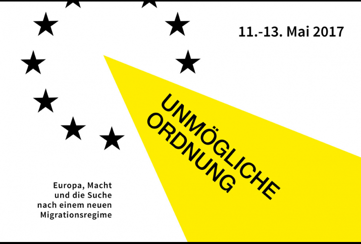 Flyer der Internationalen Konferenz „Unmögliche Ordnung“, Mai 2017