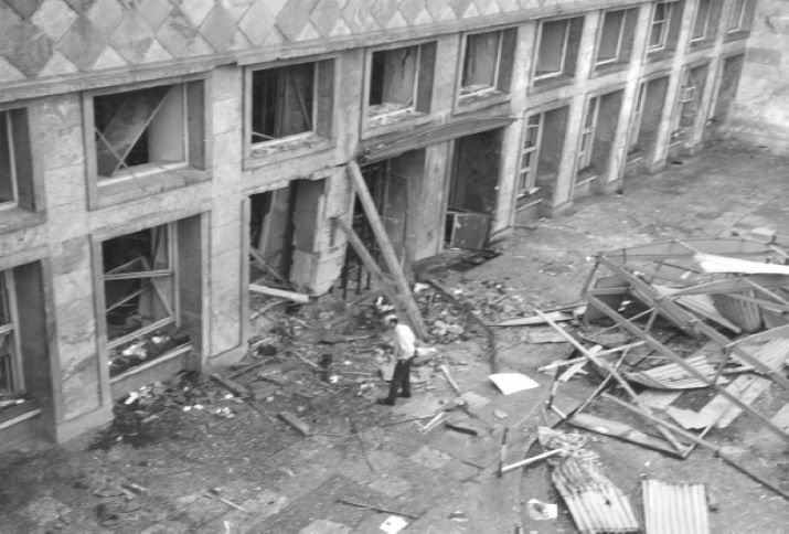 The Terrace Club behind corps headquarters in Frankfurt was bombed in May 1972 by members of the terrorits Red Army Faction