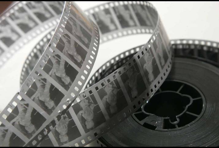 35-mm black&white movie film negative stock