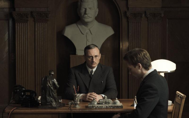 Staatsanwalt Alexander Kornew im Büro des Generalstaatsanwalts der UdSSR Andrei Wyschinski.