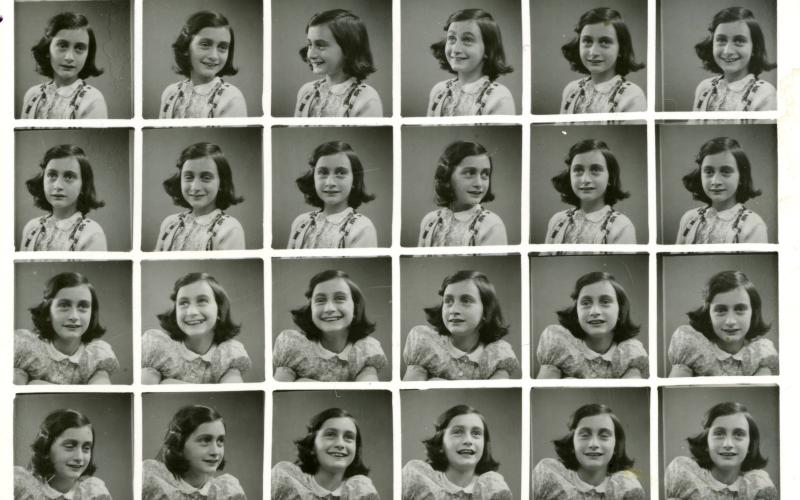 Passbilder von Anne Frank 1939