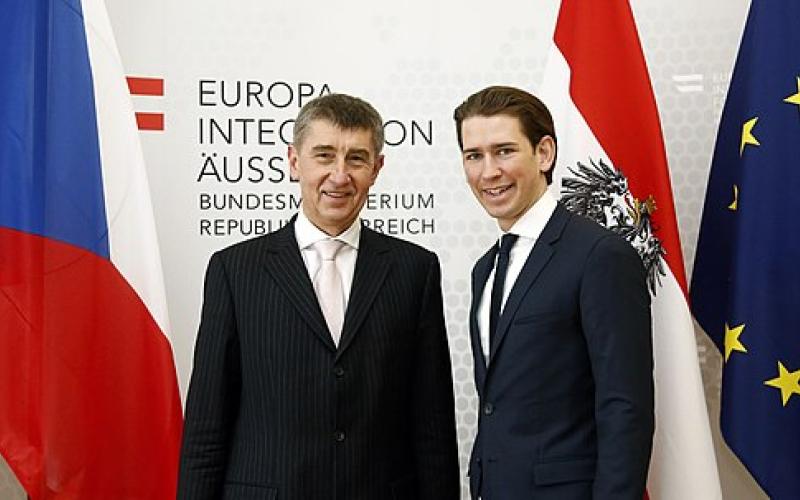 Bundesminister Sebastian Kurz trifft den tschechischen Vizepremier Andrej Babis. Wien, 13.02.2015