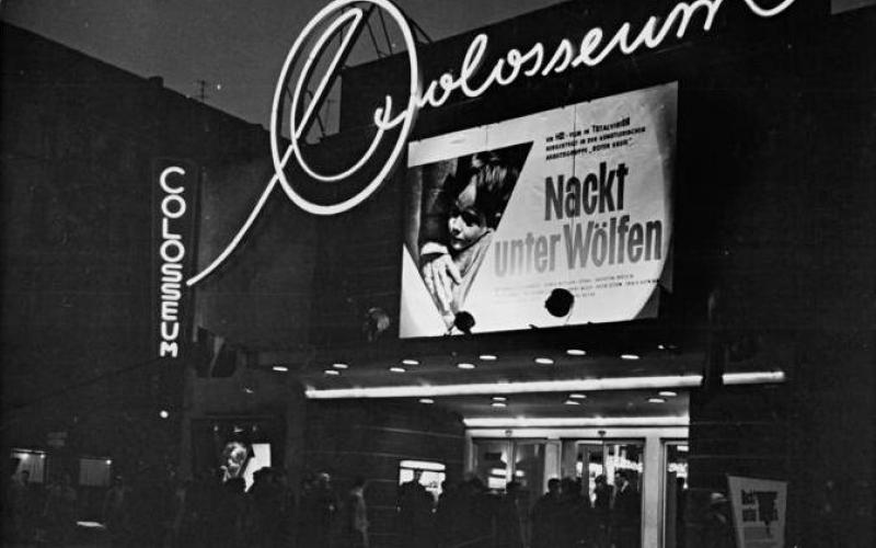 Weltpremiere "Nackt unter Wölfen" 1963. Bundesarchiv, ADN Bild 183-B0411-0009-003