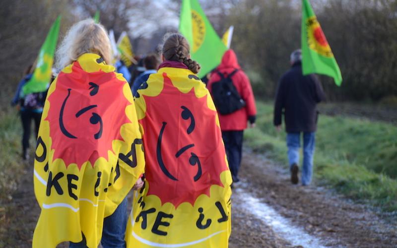 Anti-Castor-Demonstration bei Gorleben am 6. November 2010