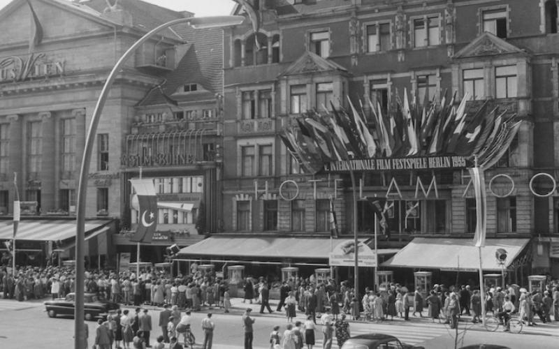Filmfeststpiele Hotel am Zoo Kurfürstendamm 1955