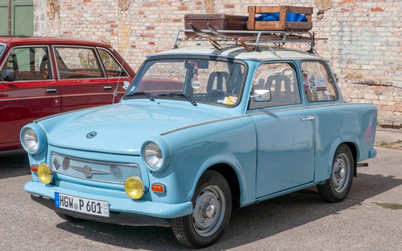 Foto: Hellblauer Trabant 