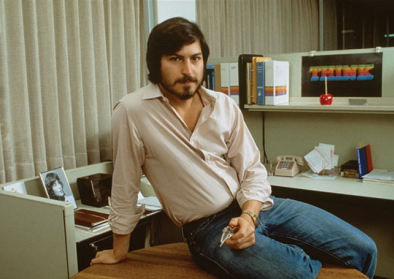 Steve Jobs in seinem Büro