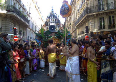 Tamilisches Fest in Paris