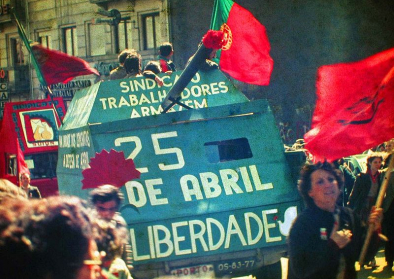 Demonstration in Porto am 25. April 1983 Demonstration in Porto am 25. April 1983
