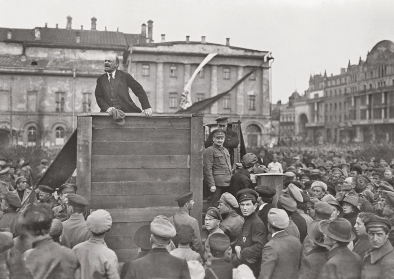 Vladimir Ilyych Lenin addresses Red Army troops headed for the Polish front at the Bolshoi Theatre in Moscow, 1920. Vladimir Ilyych Lenin addresses Red Army troops headed for the Polish front at the Bolshoi Theatre in Moscow, 1920.