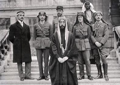 Feisal party at Versailles Conference. Feisal party at Versailles Conference