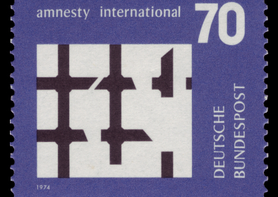 Briefmarke Deutsche Bundespost Amnesty International 1974 Briefmarke Deutsche Bundespost Amnesty International 1974