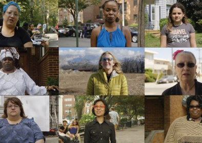 Filmstills aus den Dreharbeiten zu Yours in Sisterhood von Irene Lusztig (USA 2018). Filmstills aus den Dreharbeiten zu Yours in Sisterhood von Irene Lusztig (USA 2018).