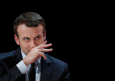 Der französische Präsident Emmanuel Macron Der französische Präsident Emmanuel Macron