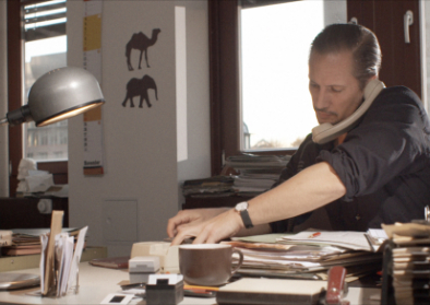 Ulrich Chaussy (Benno Fürmann) bei seinen Recherchen Benno Fürmann in "Der blinde Fleck"