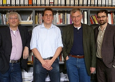 Patrick Wagner, Andrej Stephan, Herbert Reinke und Imanuel Baumann (v.l.n.r.)