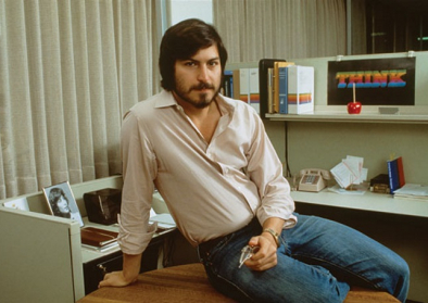 Steve Jobs in seinem Büro Steve Jobs in seinem Büro