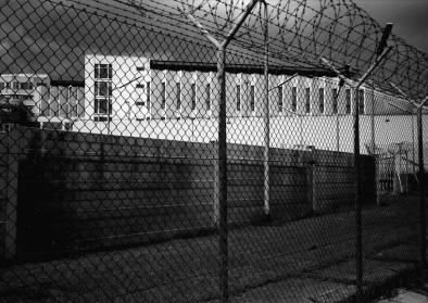 Foto der Justizvollzugsanstalt Stuttgart-Stammheim, 1997 Foto der Justizvollzugsanstalt Stuttgart-Stammheim, 1997