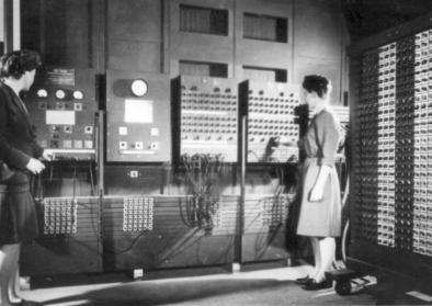 Two women operating ENIAC Two women operating ENIAC