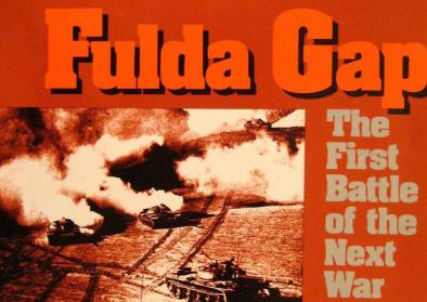 Deckel des Brettspielkartons von „Fulda Gap“ (Ausschnitt) Deckel des Brettspielkartons von „Fulda Gap“ (Ausschnitt)