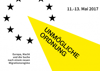 Flyer der Internationalen Konferenz „Unmögliche Ordnung“, Mai 2017 Flyer der Internationalen Konferenz „Unmögliche Ordnung“, Mai 2017