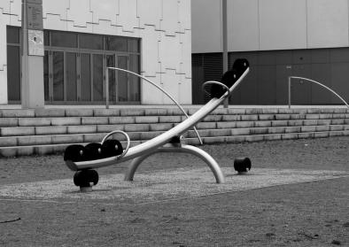 Wippe im Spacepark Bremen Wippe im Spacepark Bremen