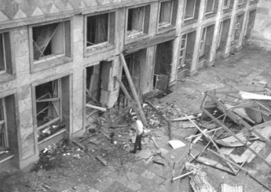 The Terrace Club behind corps headquarters in Frankfurt was bombed in May 1972 by members of the terrorits Red Army Faction The Terrace Club behind corps headquarters in Frankfurt was bombed in May 1972 by members of the terrorits Red Army Faction