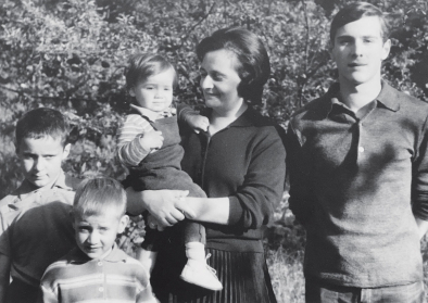 Foto der Familie Brasch schwarz-weiß Fotografie der Familie Brasch
