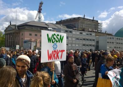 Plakate von Teilnehmer*innen am March for Science, Berlin 2017 Plakate von Teilnehmer*innen am March for Science, Berlin 2017