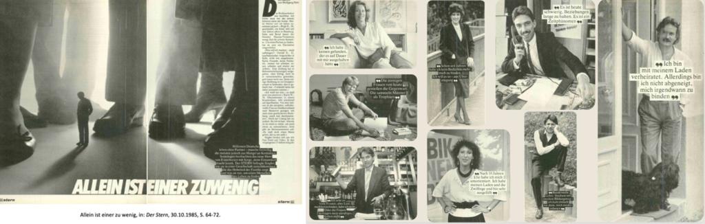 Einsame Singles. Reportagen über das Single-Dasein.