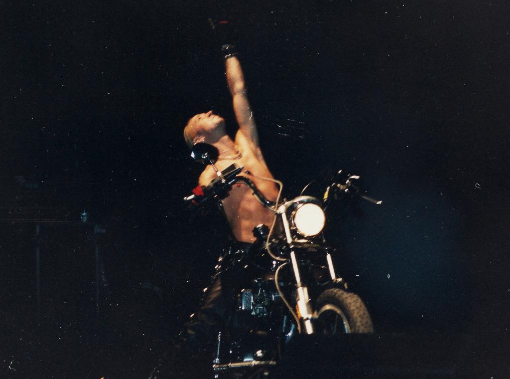 Rob Halford auf Motorrad