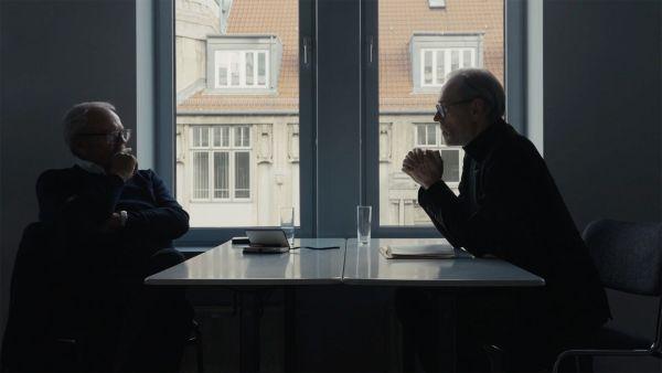 Der ehemalige Stasi-Generalmajor Heinz Engelhardt im Gespräch mit Peter Keup