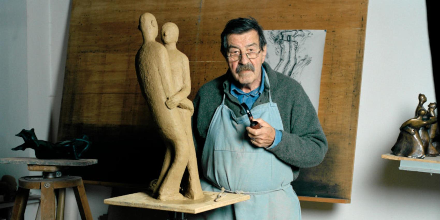 Günter Grass, deutscher Schriftsteller und Künstler