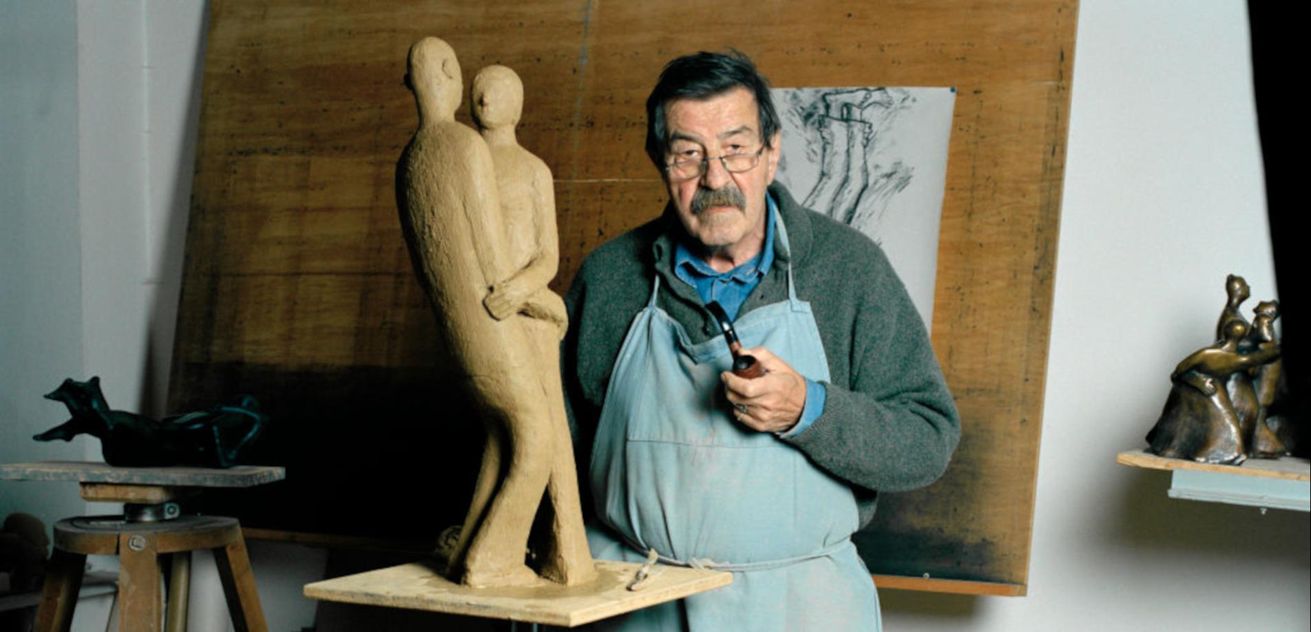 Günter Grass, deutscher Schriftsteller und Künstler